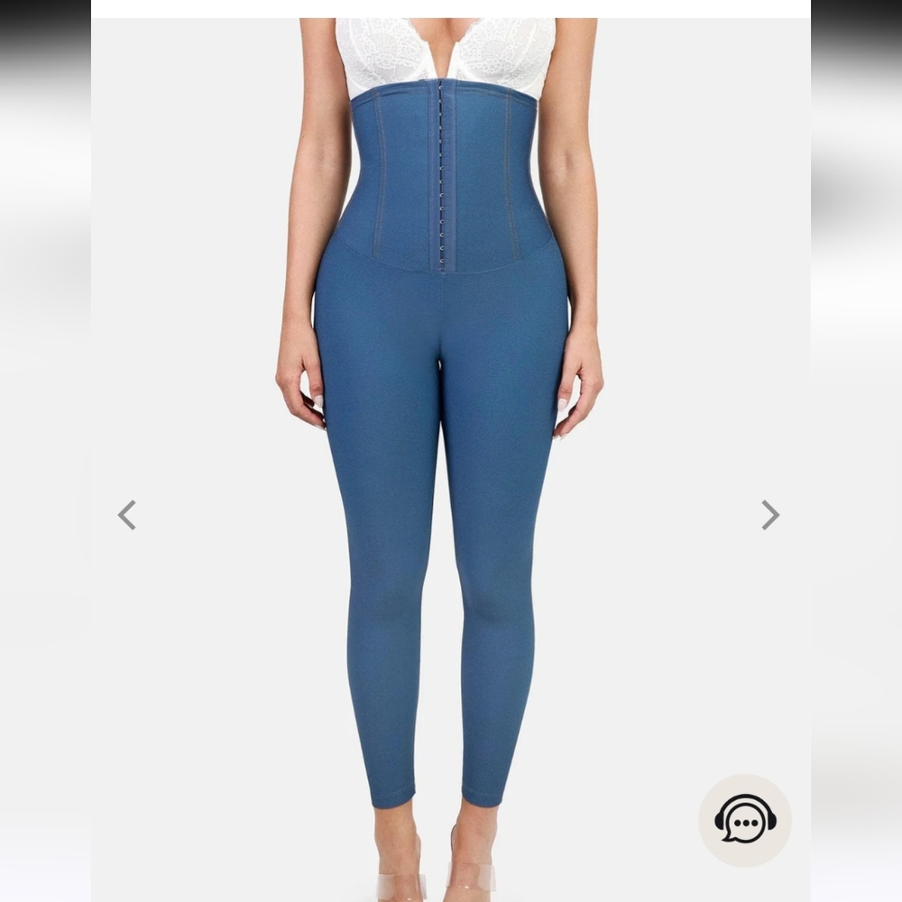 Original Penguin Blue High-Waisted Leggings